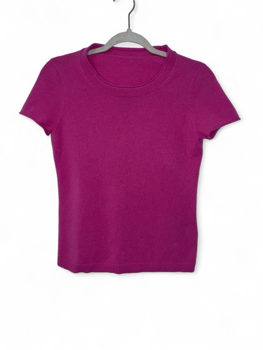 J.Crew 100% Cashmere Pink Short Sleeve Sweater Women’s Small Lightweight Luxury